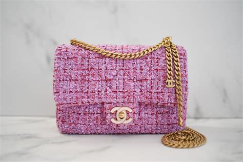 tweed chanel flap bag|Chanel tweed shopping bag.